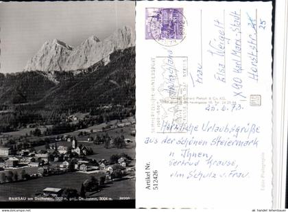 512426,Ramsau am Dachstein Totale geg. Dachstein Bergkulisse