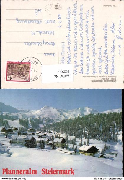 639995,Planneralm Winteransicht Irdning-Donnersbachtal