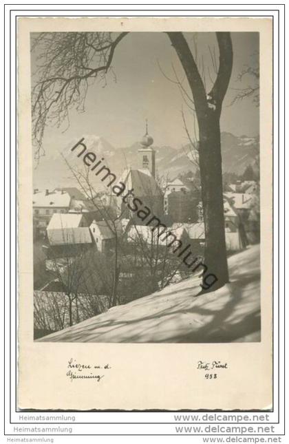 Liezen mit dem Grimming - Foto-AK