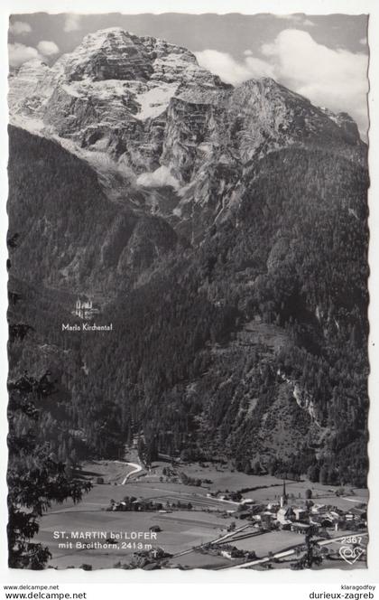 St. Matin, Lofer old unused postcard bb170701