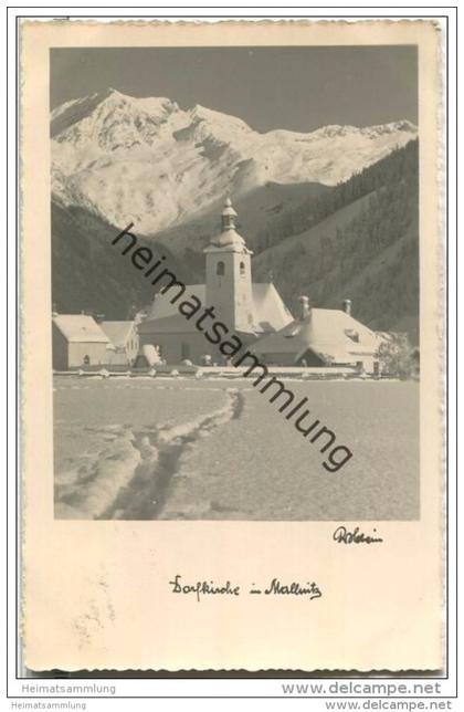 Mallnitz - Dorfkirche - Foto-AK
