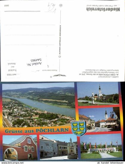 544965,Fliegeraufnahme Pöchlarn pub Alpine Luftbild 3552