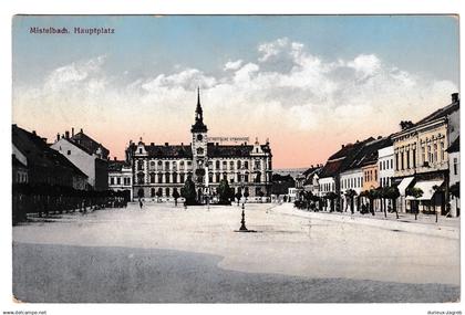 Mistelbach, Hauptplatz, old postcard posted 190? b250610