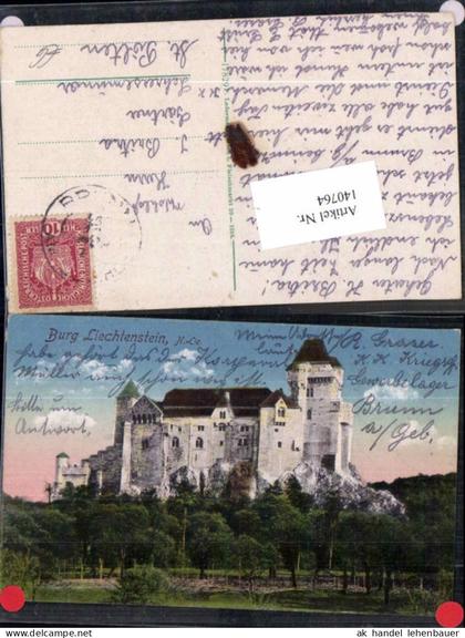 140764,Burg Liechtenstein Maria Enzersdorf