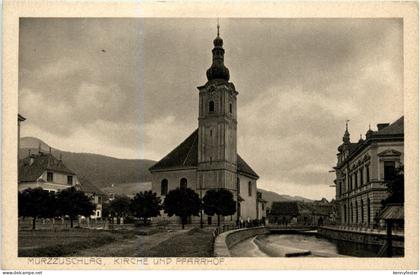 Mürzzuschlag/Steiermark - Mürzzuschlag - Kirche und Pfarrhof