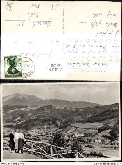 168988,St Corona a. Wechsel Ausblick n. Kirchberg u. Schneeberggebiet