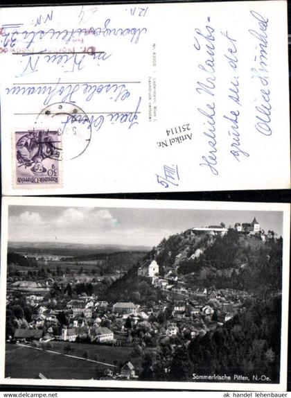 251114,Pitten Totale m. Schloss Kirche