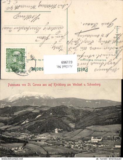 611969,St. Corona am Wechsel Kirchberg am Wechsel