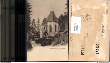 673858,Semmering Semmering-Kurort Kapelle