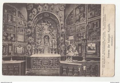 Inneres der heiligen Kapelle old postcard posted 191? b250520