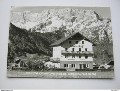 Oberalm, Salzburg, Gasthof Sonnenhof,   Schöne Karte um 1960