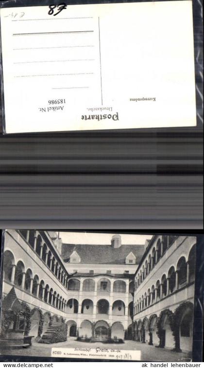 185986,Grein Schloss Greinburg Schlosshof