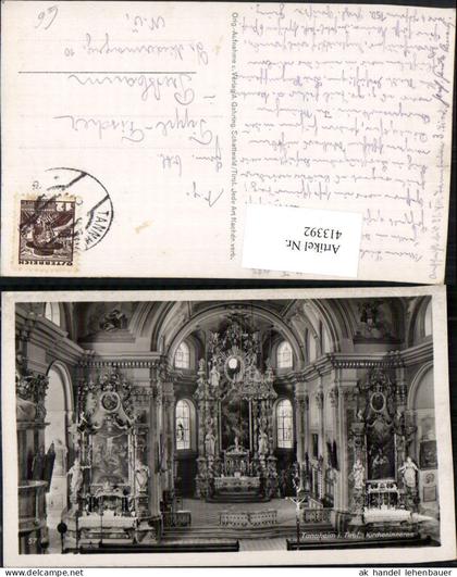 413392,Tannheim Kirche Innenansicht