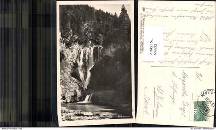 668892,Foto Ak Breitenwang Reutte Grosser Stuibenfall Ausserfern Bahnpost 289 Reutte