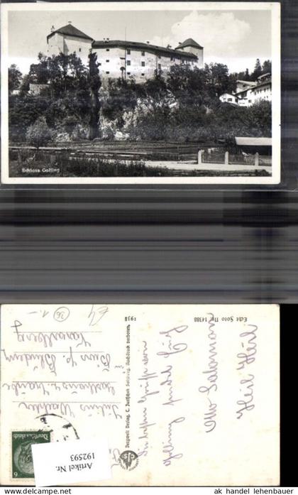 192593,Golling Ansicht Foto Ak Schloss Golling