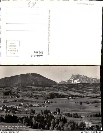 393591,Henndorf am Wallersee Totale m. Gaisberg u. Untersberg Bergkulisse pub Cosy 93