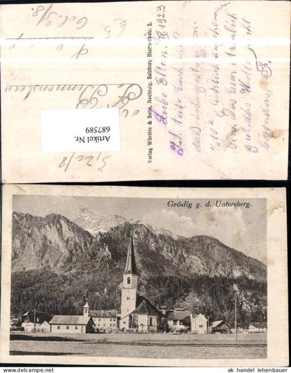 687589 Grödig m. Untersberg gel.n. Leobersdorf