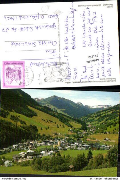 721110 Saalbach Saalbach-Hinterglemm Bez. Zell am See
