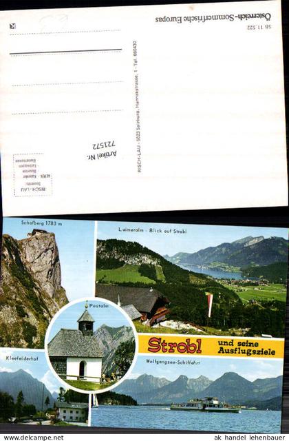 721572 Strobl Laimeralm Schafberg Kleefelderhof
