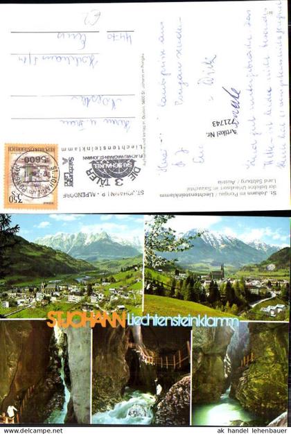 721743 St. Johann im Pongau Liechtensteinklamm Bez. St. Johann im Pongau