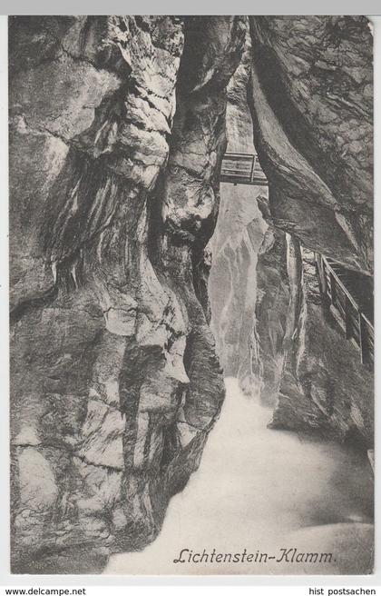 (76996) AK Liechtensteinklamm bei St. Johann im Pongau 1910