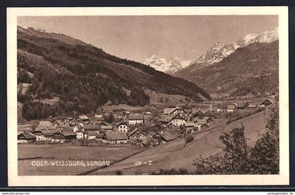 AK St. Michael im Lungau, Oberweissburg aus der Vogelschau