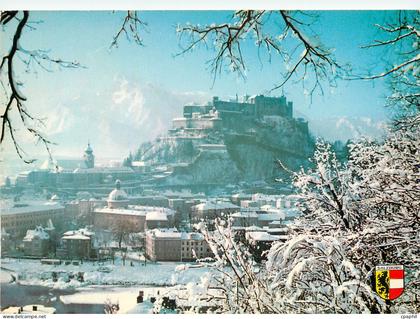 CPM Salzbourg the City of Mozart View to the Fortress Hohensalzburg and the Untersberg