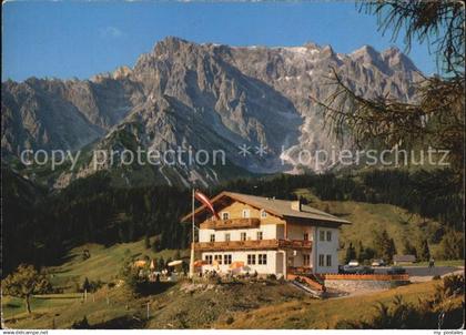 Dienten Hochkoenig Alpengasthaus uebergossene Alm