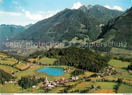 Goldegg Luftkurort Alpenpanorama Fliegeraufnahme
