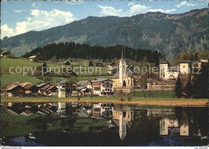 Goldegg Teilansicht Bahnstation Schwarzach
