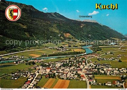 Kuchl Fliegeraufnahme mit Untersberg