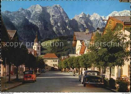 Kuchl Marktstrasse mit Hohen Goell