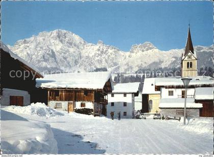 Leogang Ortspartie mit Steinberge