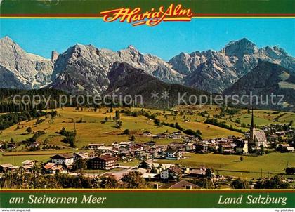 Maria Alm Steinernen Meer Fliegeraufnahme