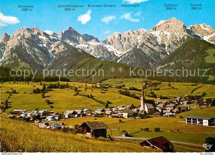 Maria Alm Steinernen Meer Gesamtansicht mit Alpenpanorama