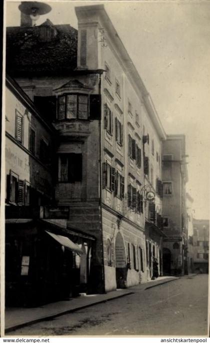 Photo CPA Oberndorf bei Salzburg Österreich, Straße, Geschäfte