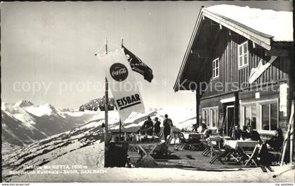 Saalbach-Hinterglemm Skihuette Marietta Bergstation Kohlmais Alpenpanorama