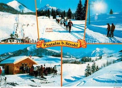 Strobl Skicenter Postalm Wintersportplatz Alpen