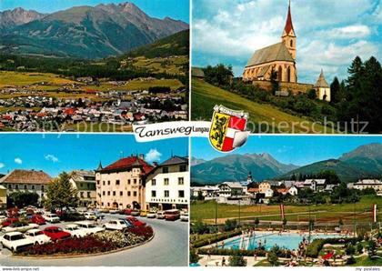 Tamsweg Lungau Kirche Sankt Leonhard Hauptplatz Rathaus Schwimmbad