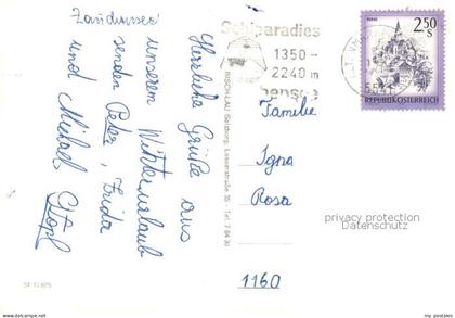 Zauchensee Altenmarkt im Pongau AT Panorama Skipisten