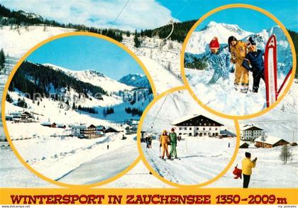 Zauchensee Altenmarkt im Pongau AT Teilansichten Schlepplift Skipisten