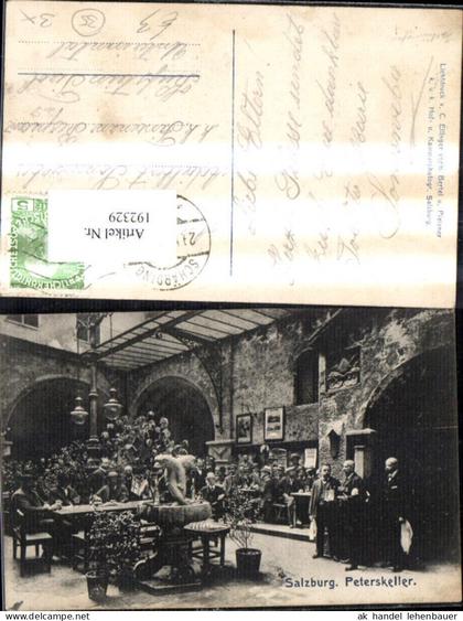 192329,Salzburg Peterskeller Ansicht m. Personen