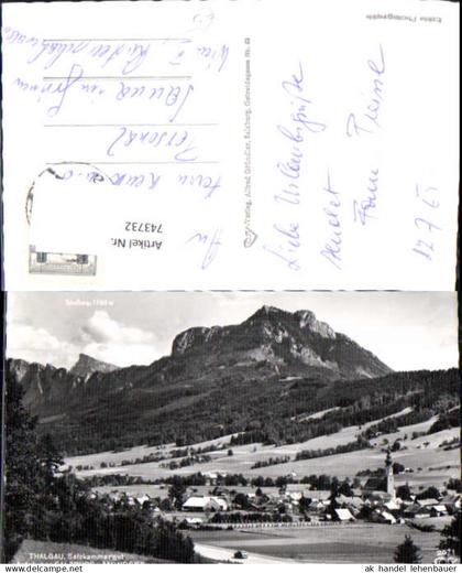 743732 Foto AK Thalgau Salzkammergut Ansicht m. Kirche