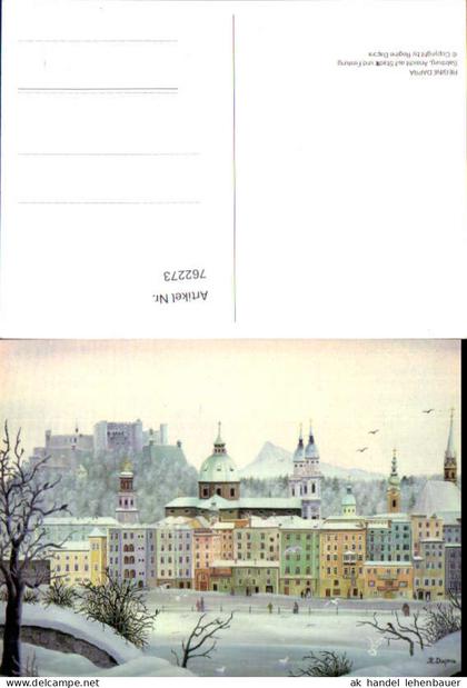 762273 Salzburg Ansicht auf Stadt und Festung Bez. Salzburg-Stadt