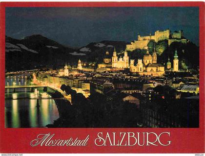 Carte Postale - Autriche - Salzburg - Im Scheinwerferlicht - Salzburg illuminated Salzbourg illuminé - Salzburg - CPM -