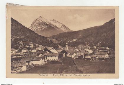 Scharnitz i. Tirol old postcard posted 192? b230820