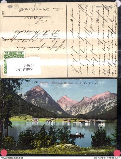175044,Pertisau a. Achensee Blick n. Pertisau m. Ruderboot Boot