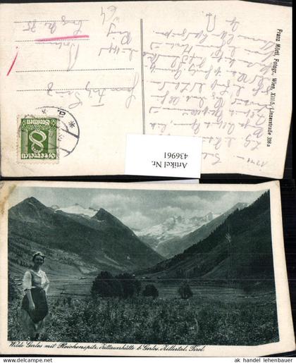 436961,Wilde Gerlos m. Reichenspitz Zittauerhütte b. Gerlos Bergkulisse