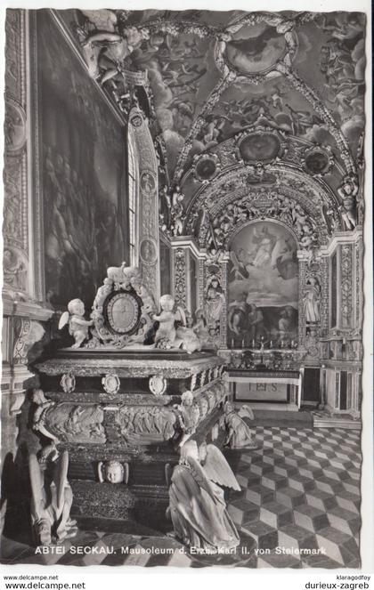 Seckau Abbey, Mausoleum of Duke Karl II [Archduke Charles II] old postcard unused b171115