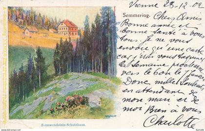 1902 * semmering * sonnwendstein schutzhaus * basse autriche austria osterreich